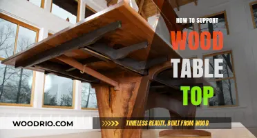 Sturdy Solutions: How to Support Your Wood Table Top Effectively