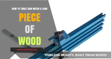 Mastering the Table Saw: Mitering Long Wood Pieces with Precision