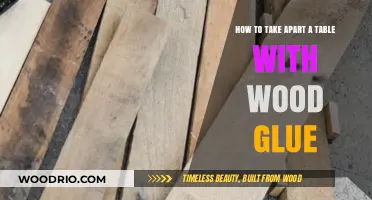 Disassembling Wood-Glued Tables: A Step-by-Step Guide to Safe Separation