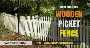 Disassembling Your Wooden Picket Fence: A Step-by-Step Guide