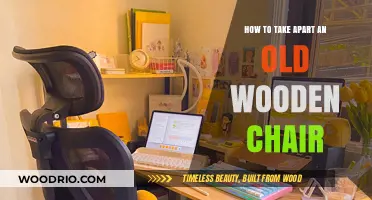 Reviving Old Wooden Chairs: A Step-by-Step Disassembly Guide
