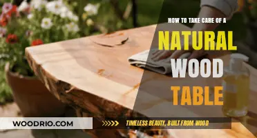 Caring for Your Natural Wood Table: Essential Tips for Longevity