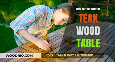 Caring for Teak Wood Tables: Essential Maintenance Tips for Longevity