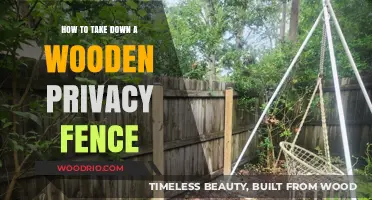 Efficiently Dismantling Your Wooden Privacy Fence: A Step-by-Step Guide