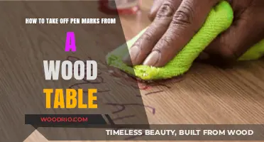 Effective Ways to Remove Pen Marks from Your Wood Table