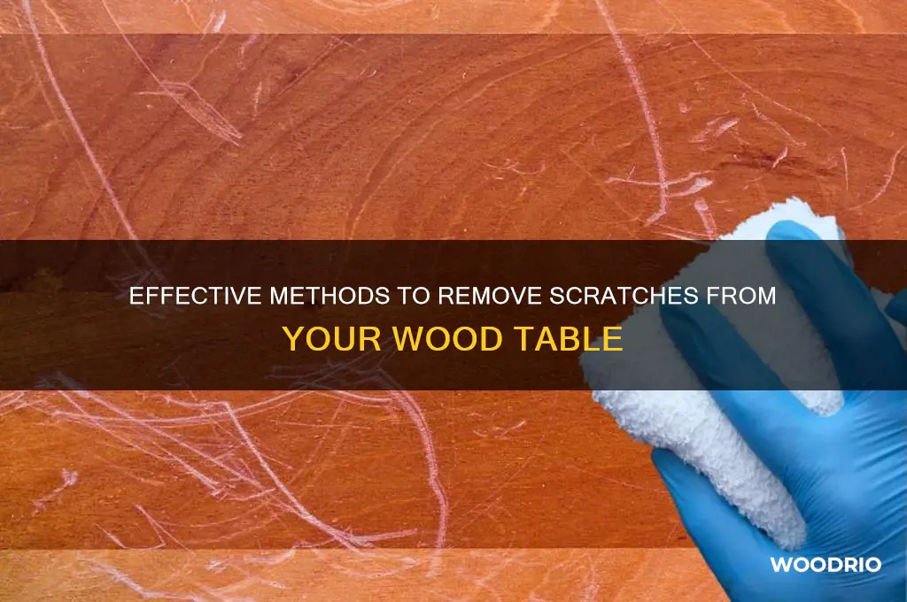 how to take scratches out of wood table