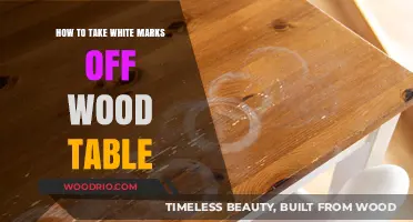 Effective Ways to Remove White Marks from Your Wood Table