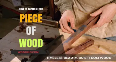 Mastering Wood Tapering: Techniques for Shaping Long Wooden Pieces