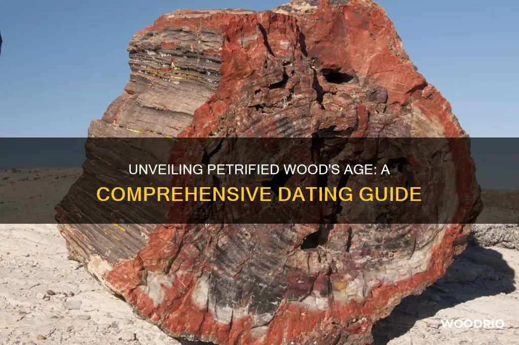how to tell how old petrified wood is