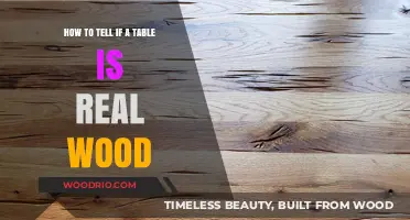 Identifying Real Wood Tables: Expert Tips for Authentic Furniture