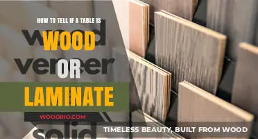 Wood or Laminate? How to Identify Your Table's Material