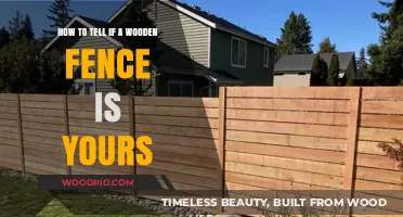 Identifying Ownership: How to Determine if a Wooden Fence is Yours