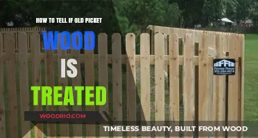 Identifying Treated Picket Wood: A Guide to Spotting Old Preservatives