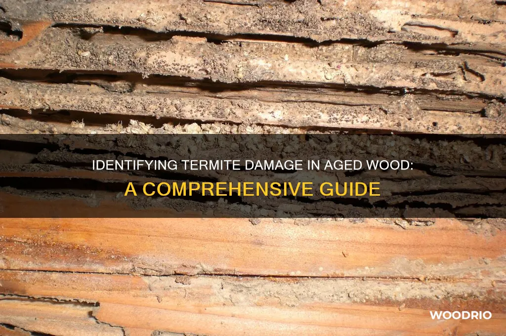 how to tell if old wood has termites