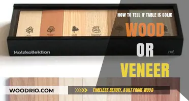 Solid Wood or Veneer? How to Identify Your Table's Material