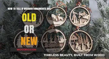 Identifying Age: Distinguishing Old vs. New Wooden Ornaments