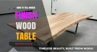 Identifying Wood Table Finishes: A Guide to Recognizing Your Table's Sheen