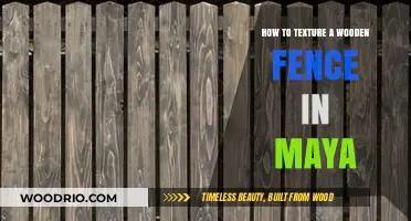 Mastering Wood Fence Texturing in Maya: A Step-by-Step Guide