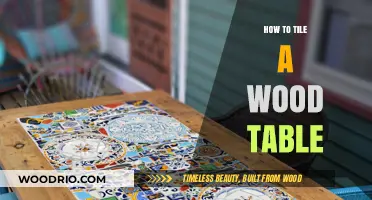 Transform Your Wood Table: Step-by-Step Guide to Tiling with Ease