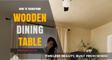 Revamp Your Wooden Dining Table: Creative Transformation Ideas and Tips
