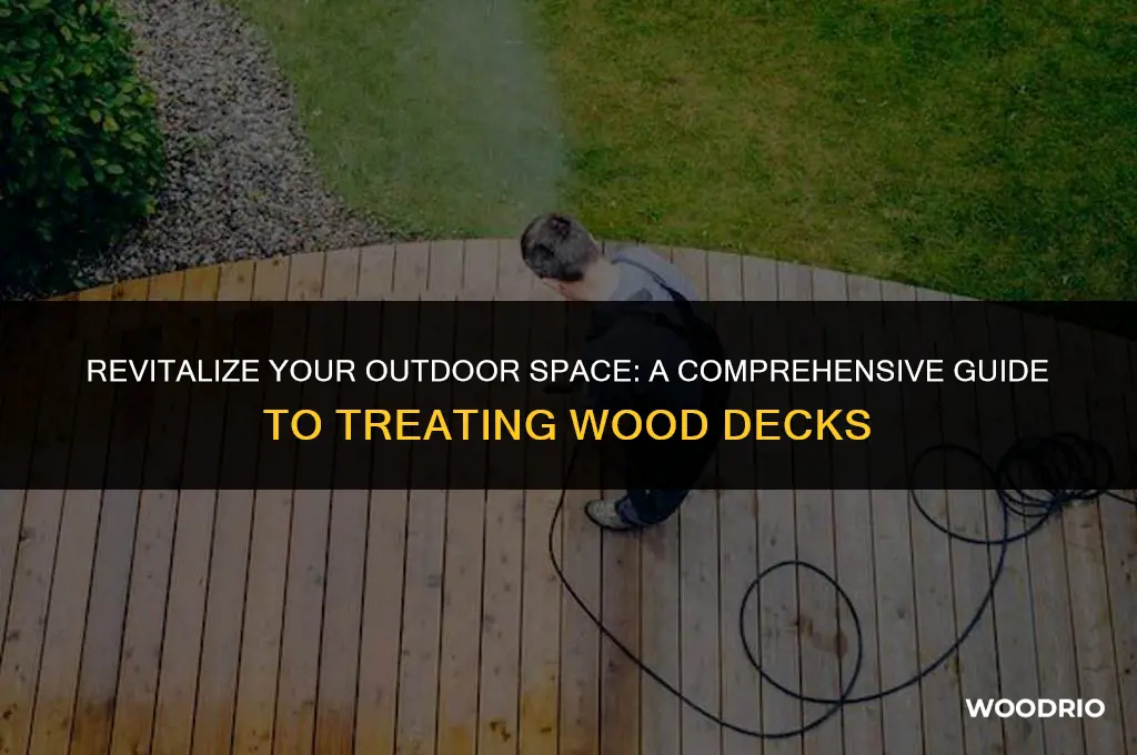 how to treat a wood deck