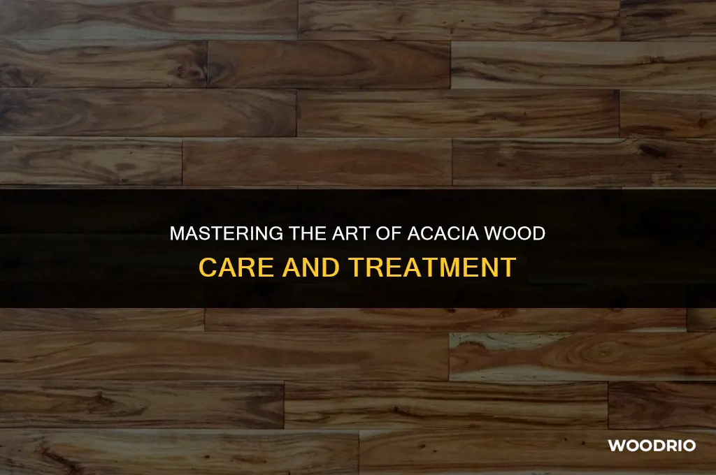 how to treat acacia wood