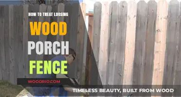 Reviving Your Porch: A Guide to Treating Loose Wood Fences