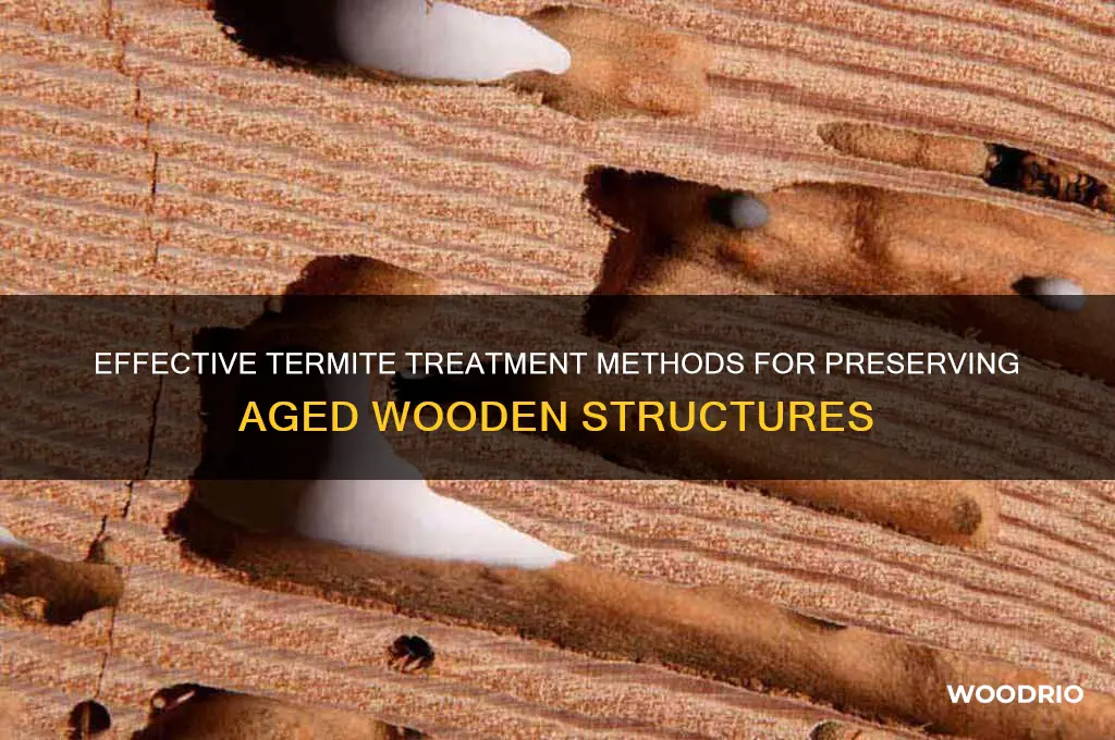 how to treat old wood for termites