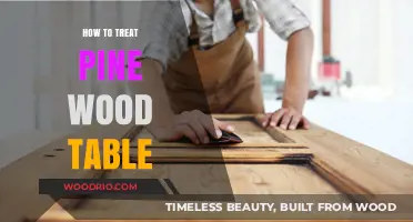Revitalize Your Pine Wood Table: Essential Care and Treatment Tips