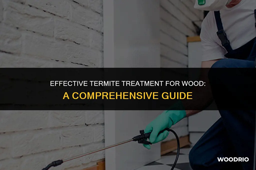 how to treat termites in wood