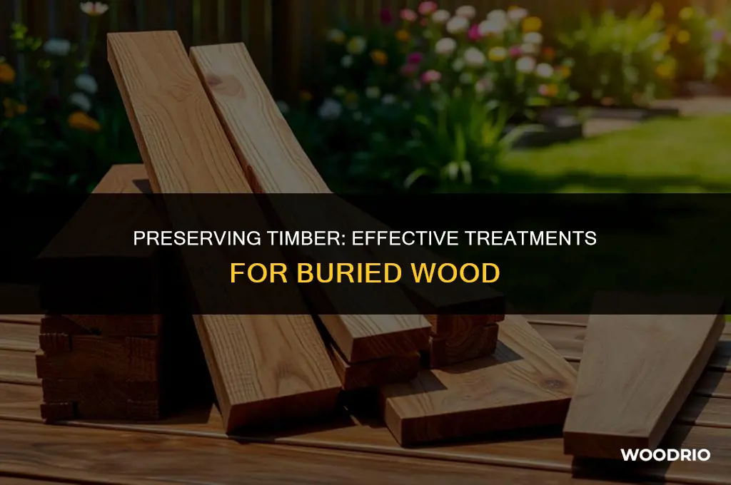 how to treat wood that will be buried