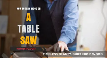 Mastering Table Saw Techniques: Efficient Wood Trimming for Precision Cuts