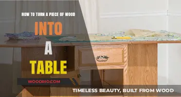 Crafting a Wooden Table: Step-by-Step Guide from Raw Wood to Finished Piece