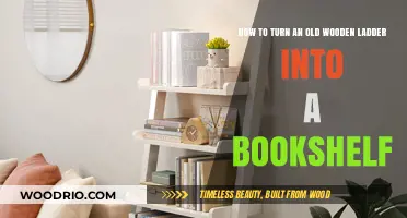 Transform Your Old Wooden Ladder into a Stylish DIY Bookshelf