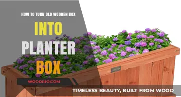 Revive Old Wooden Boxes: DIY Planter Box Transformation Guide