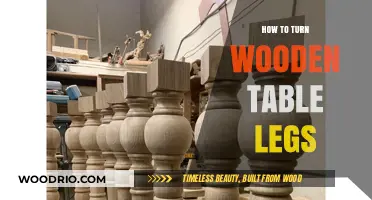 Mastering the Art of Turning Wooden Table Legs: A Step-by-Step Guide