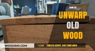 Reviving Warped Wood: Simple Techniques to Restore Old Wooden Pieces