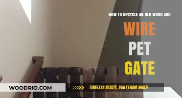 Revamp Your Old Wood and Wire Pet Gate: Creative Upcycling Ideas