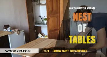 Creative Ways to Upcycle a Wooden Nest of Tables