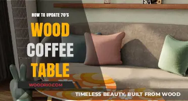 Revamp Your 70's Wood Coffee Table: A Modern Update Guide