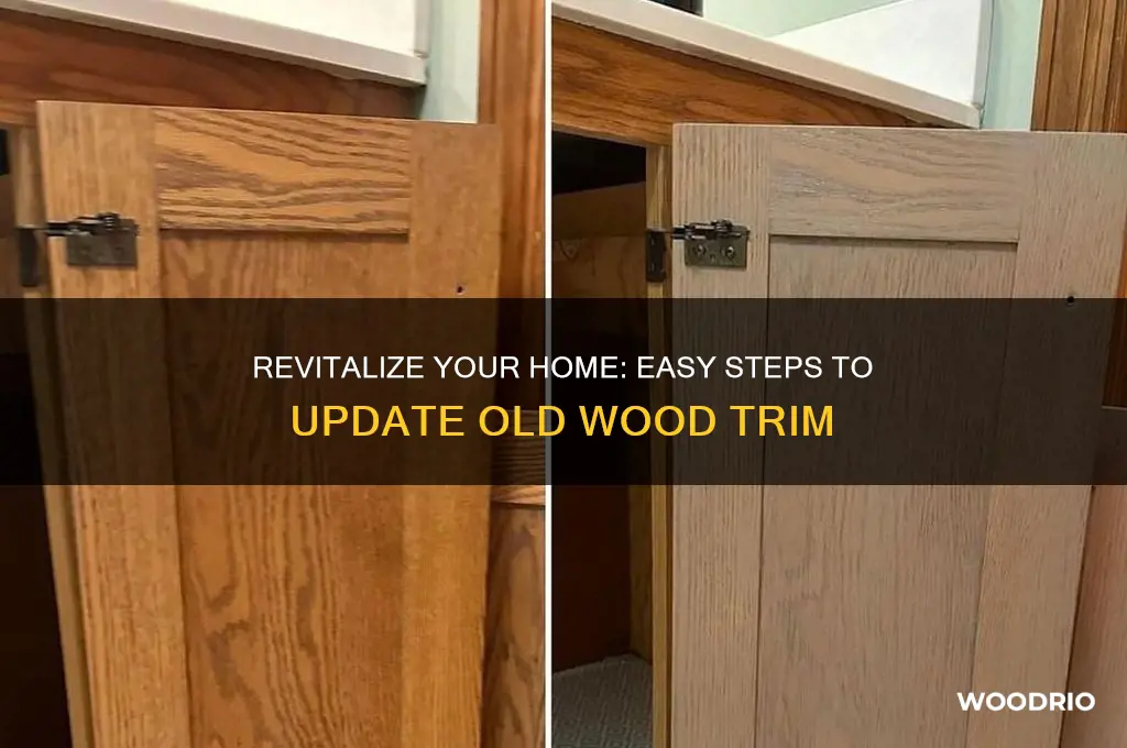 how to update old wood trim
