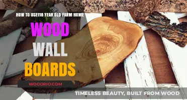 Reviving Rustic Charm: Creative Uses for Century-Old Farm Home Wood Wall Boards
