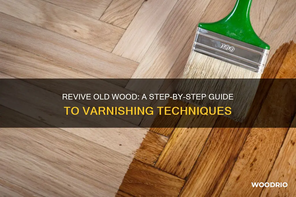 how to varnish old wood