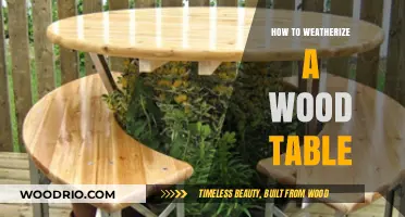 Weatherizing Wood Tables: Essential Steps for Long-Lasting Outdoor Protection
