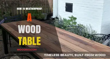 Weatherproofing Wood Tables: Essential Tips for Long-Lasting Outdoor Protection