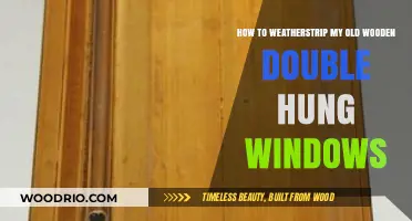 Weatherstripping Old Wooden Double Hung Windows: A DIY Guide