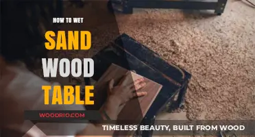 Master Wet Sanding: Smooth Your Wood Table Like a Pro