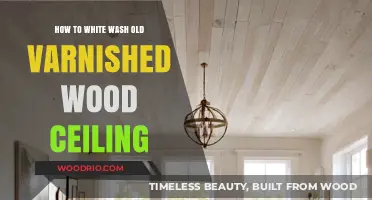 Revive Your Space: Whitewashing Old Varnished Wood Ceilings Made Easy