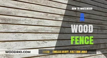 Revive Your Wood Fence: A Simple Guide to Whitewashing