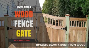 Expanding Your Horizons: A Guide to Widening Wood Fence Gates
